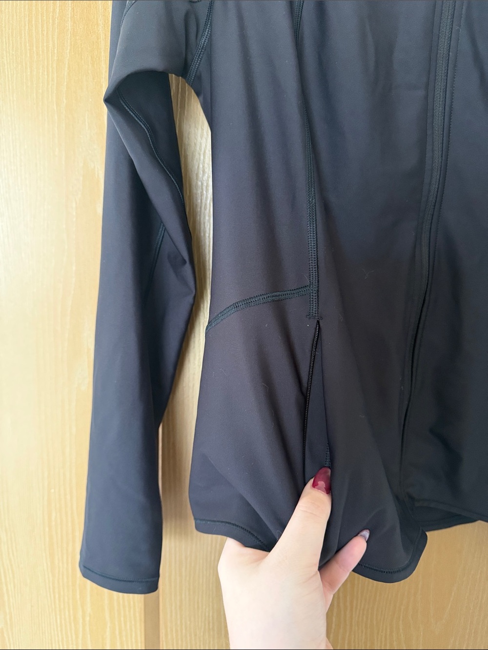 Athleta Black Full-Zip - Picture 3 of 4